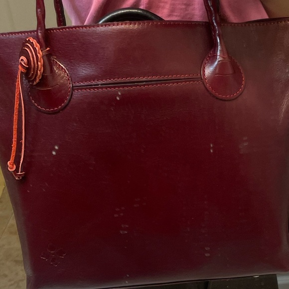 Patricia Nash burgundy leather bag - Picture 5 of 9